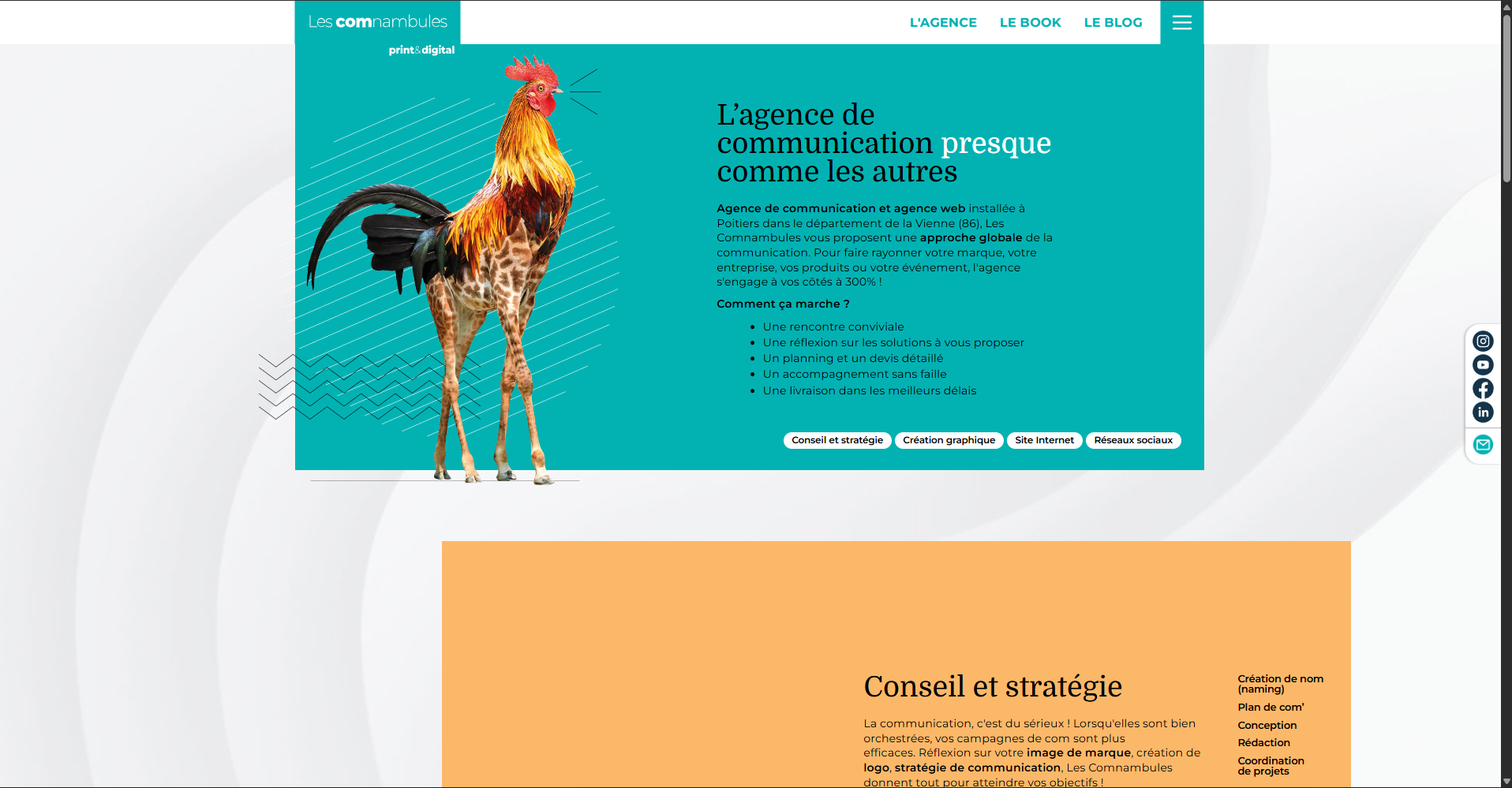 Site web de Les Comnambules